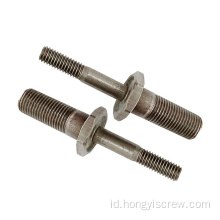 Baut berulir ganda dengan hex spacer stainless steel